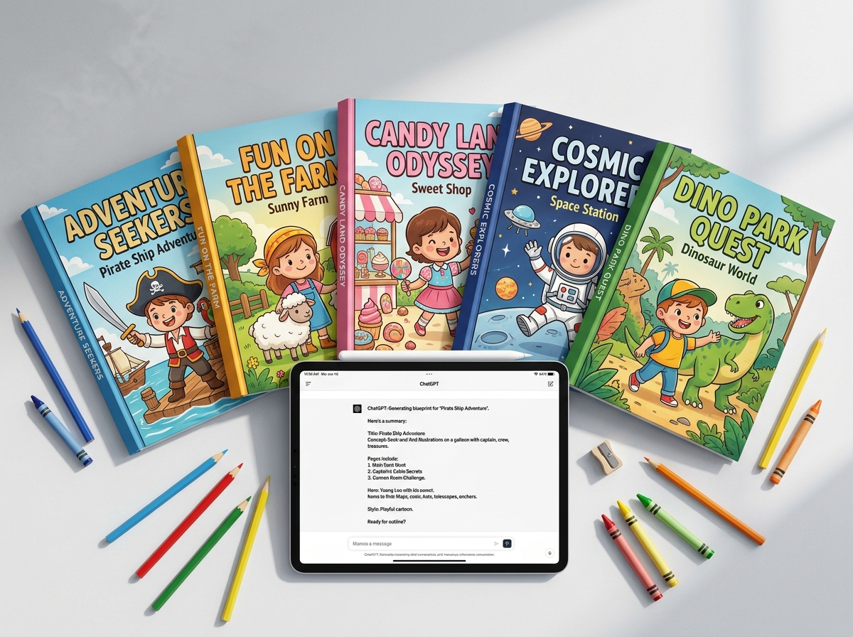HiddenQuest AI — Children's Seek-and-Find Coloring Books Collection